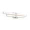Z-Lite Zane Vanity, 2-Light, 25 In.W x 2.5 In.L x 5 In.H, Brushed Nickel/Frosted 1008-25W-BN-LED - alternate 6